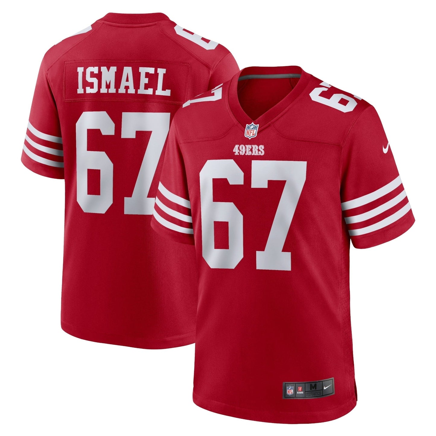 Men's Nike Keith Ismael Scarlet San Francisco 49ers Home Game Player Jersey