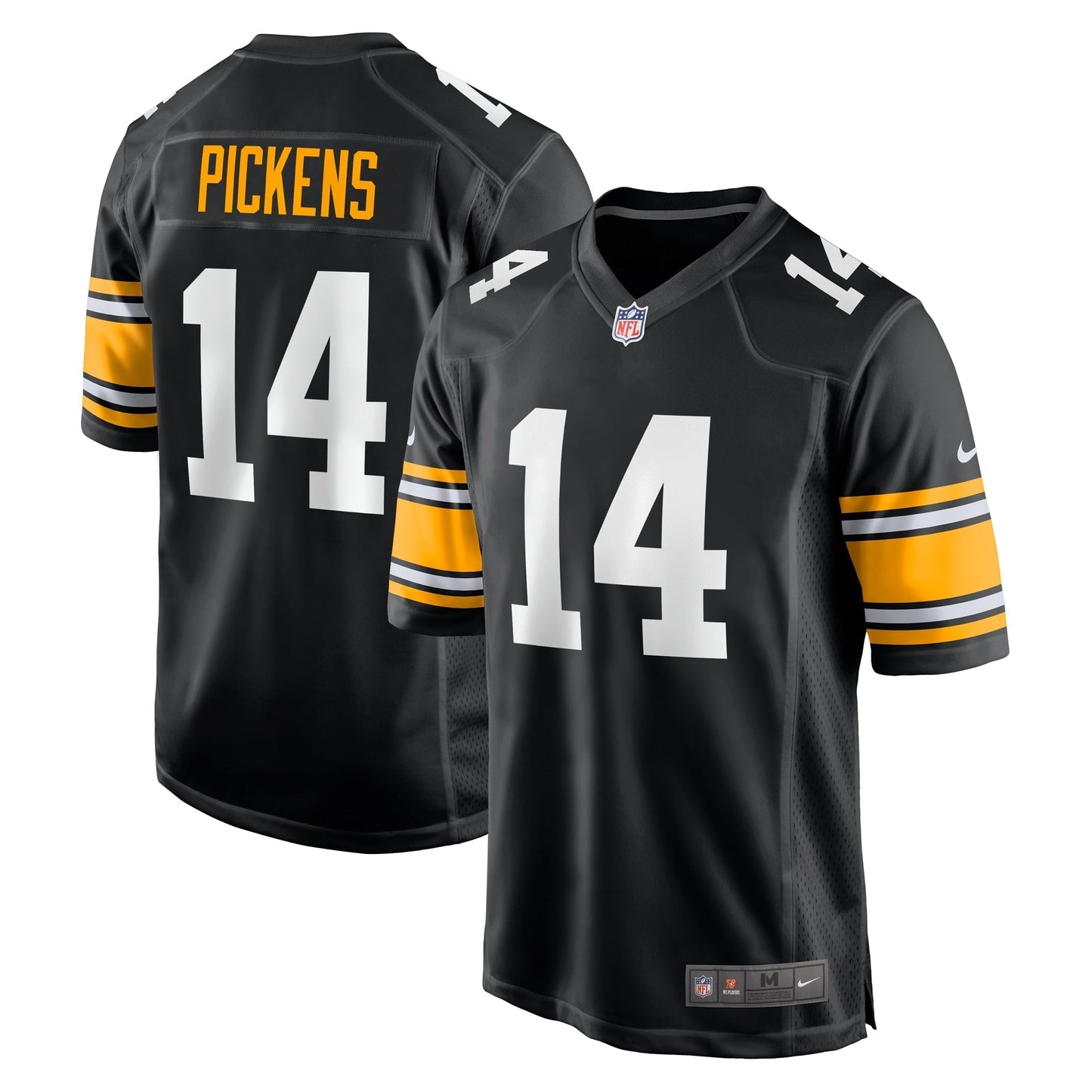 Men's Nike George Pickens Black Pittsburgh Steelers Alternate Game Player Jersey