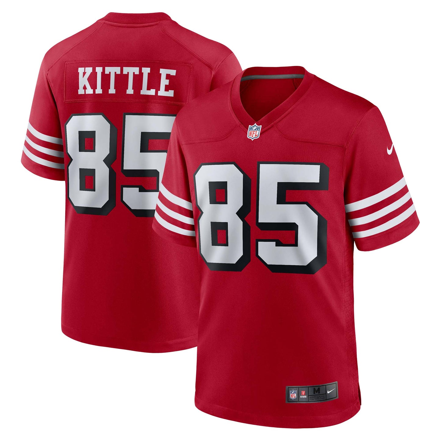 George Kittle San Francisco 49ers Nike Alternate Game Jersey - Scarlet
