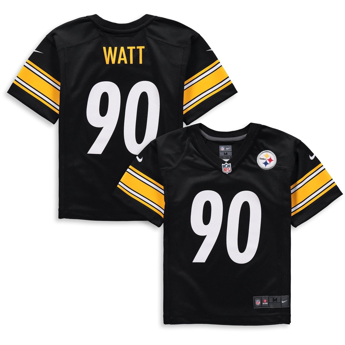 Preschool Nike T.J. Watt Black Pittsburgh Steelers Game Jersey