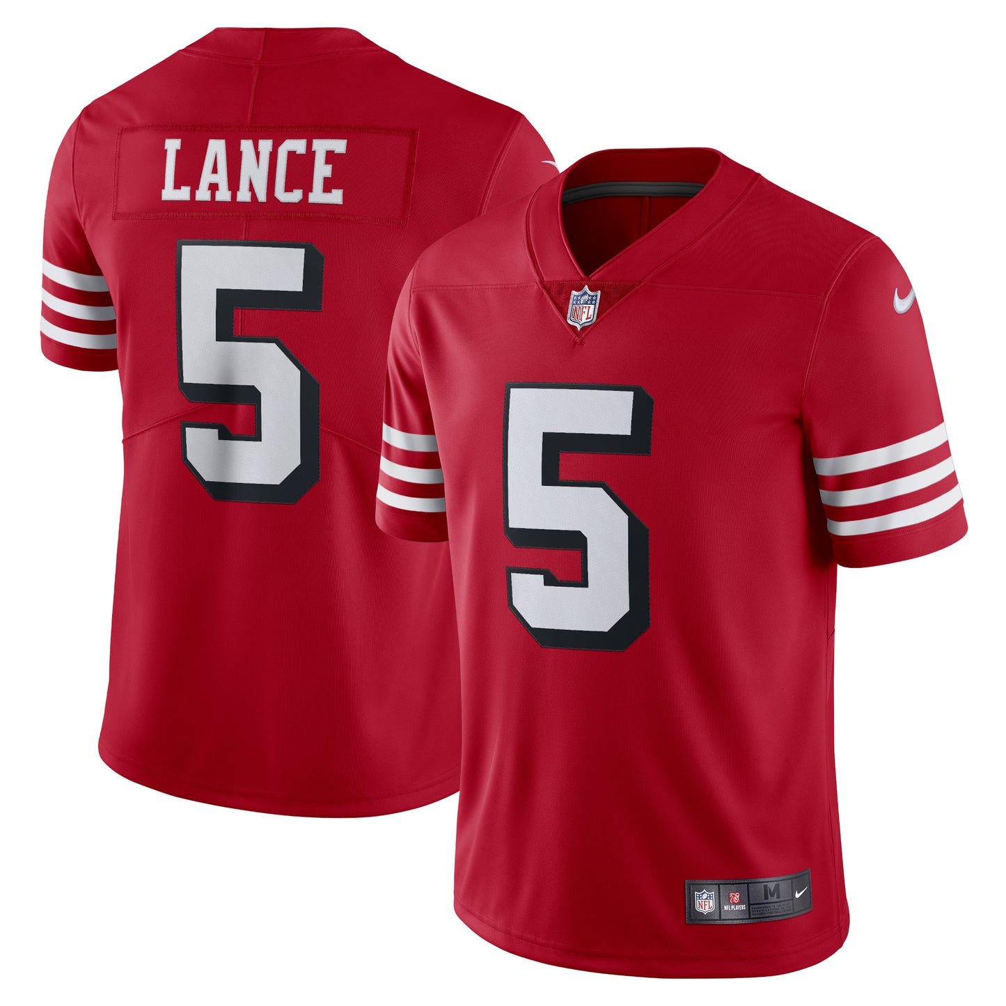 Trey Lance San Francisco 49ers Nike Alternate Vapor Limited Jersey - Scarlet
