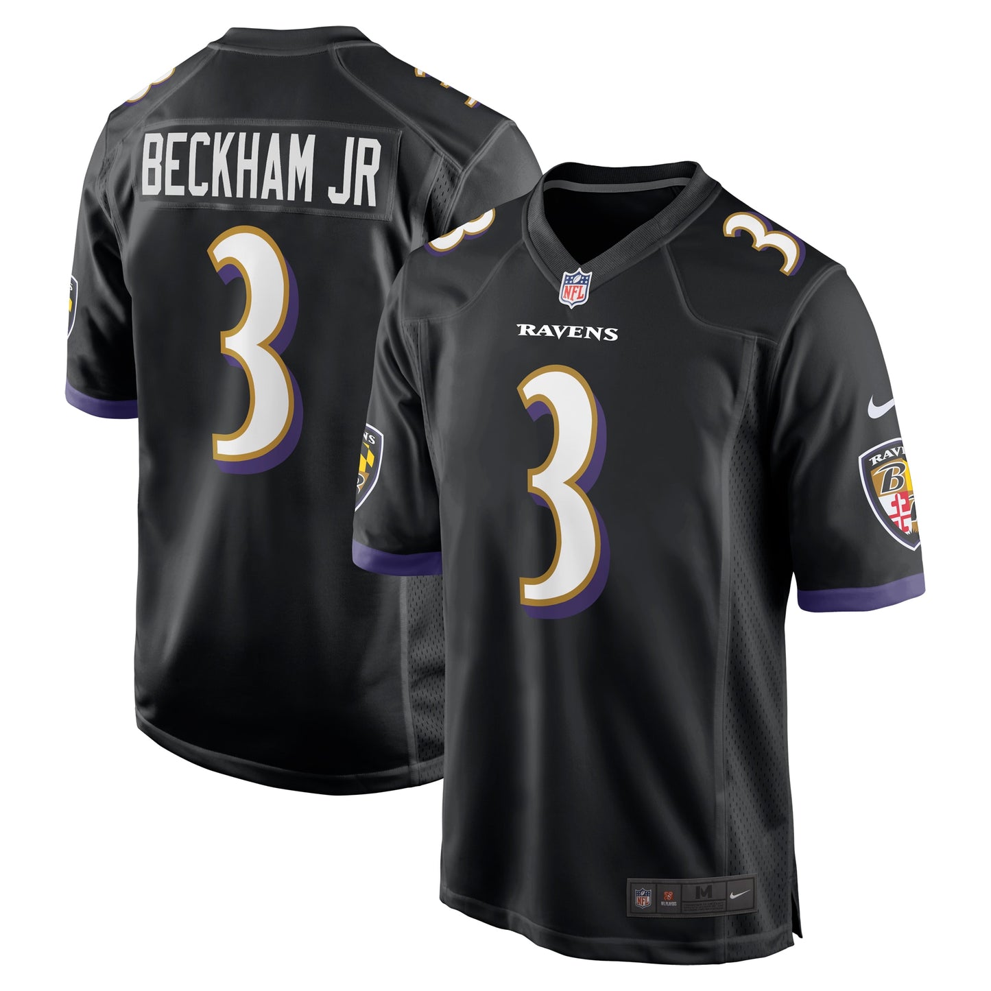 Odell Beckham Jr. Baltimore Ravens Nike Alternate Game Jersey - Black