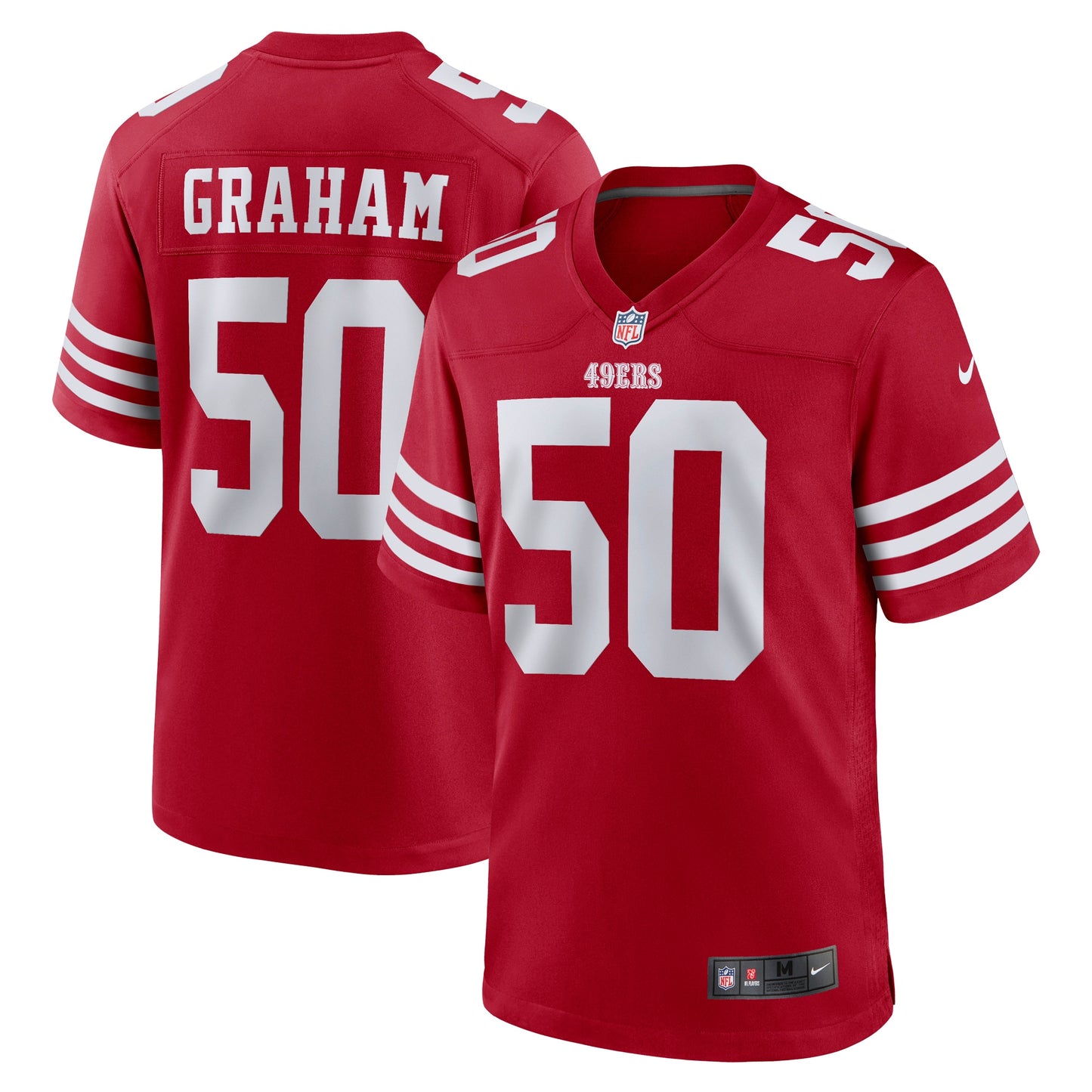 Jalen Graham San Francisco 49ers Nike Team Game Jersey - Scarlet