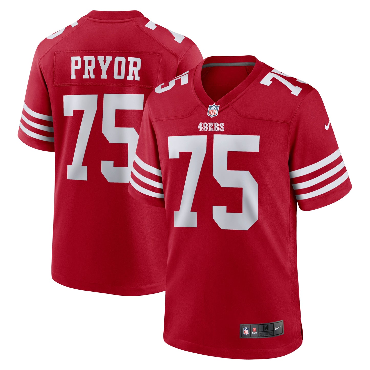 Matt Pryor San Francisco 49ers Nike Game Jersey - Scarlet