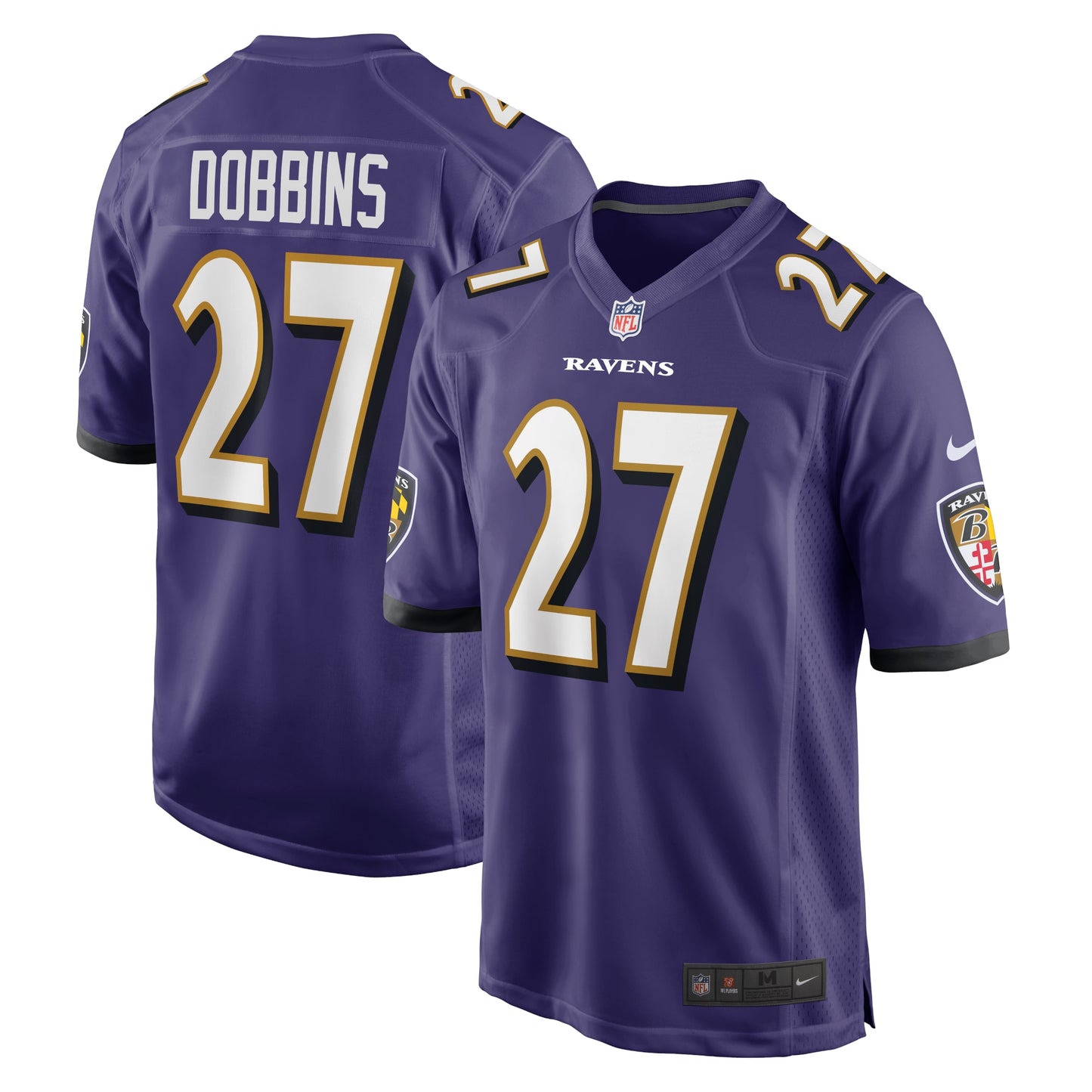 J.K. Dobbins Baltimore Ravens Nike Game Team Jersey - Purple