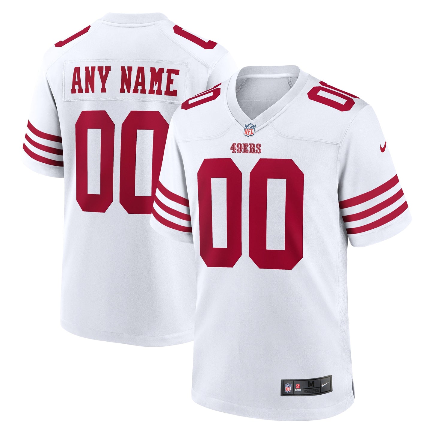 San Francisco 49ers Nike Game Custom Player Jersey - White