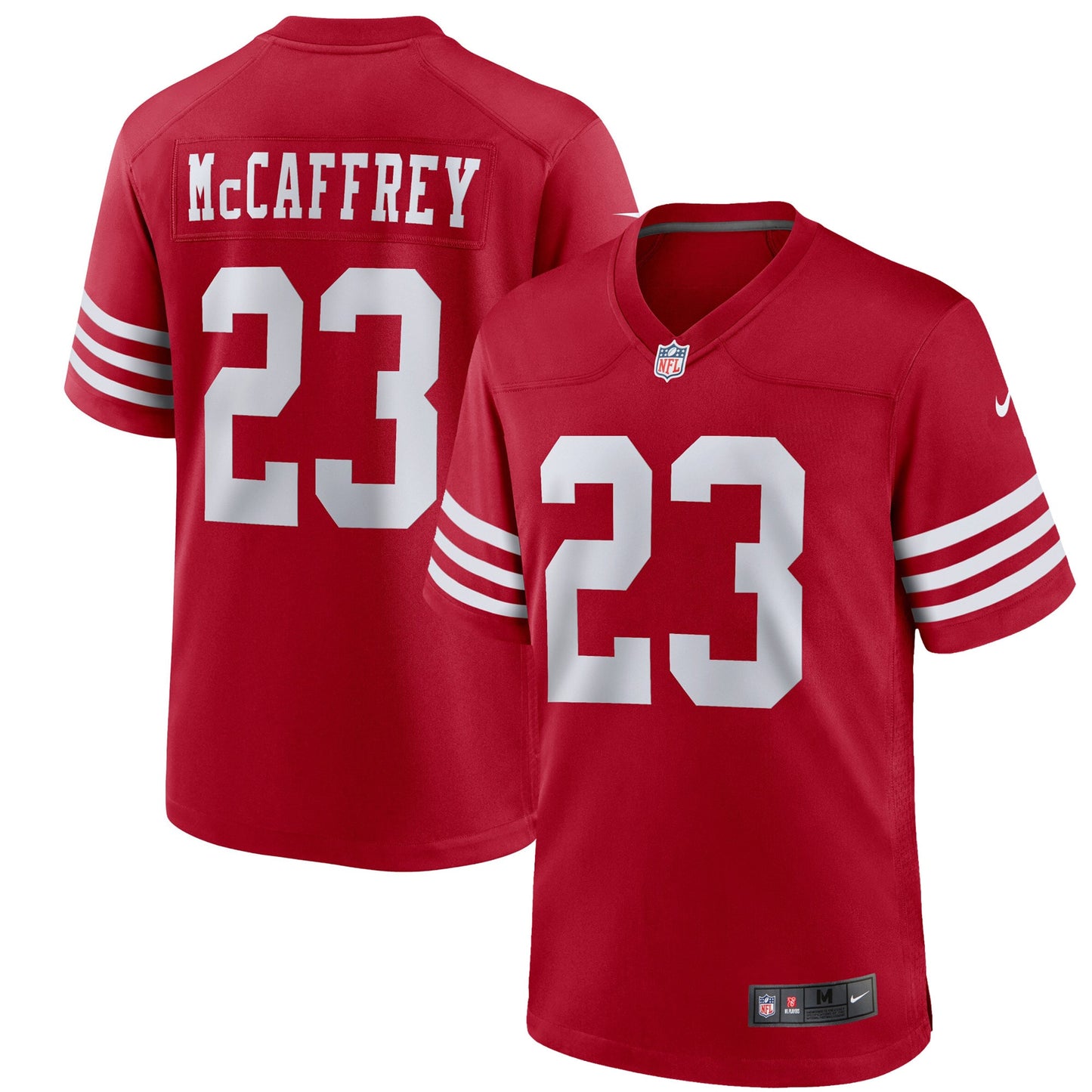 Christian McCaffrey San Francisco 49ers Nike Youth Game Jersey - Scarlet